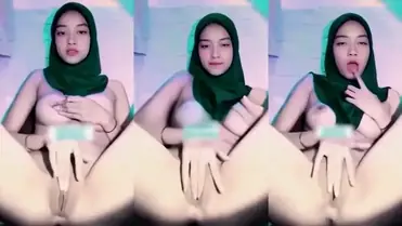 Sarah Hijab Sange Main Jari Liar Sampai Puas Total